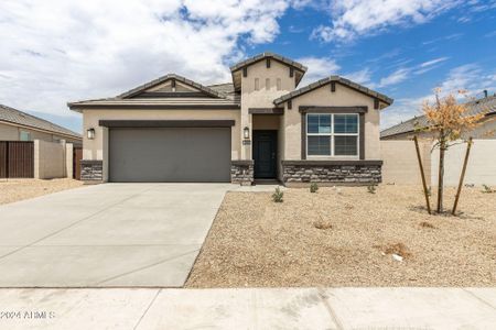 New construction Single-Family house 1447 S 239Th Drive, Buckeye, AZ 85326 Dove- photo 0