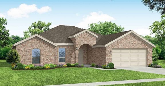 New construction Single-Family house 433 Falcon Way, Azle, TX 76020 Cromwell II- photo 1 1