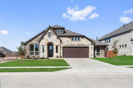 New construction Single-Family house 411 Atlas Cedar Dr, Glenn Heights, TX 75154 plan Primrose FE - image