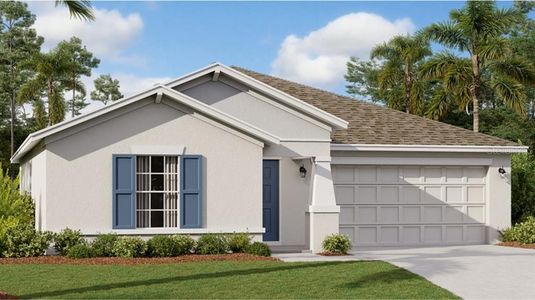 New construction Single-Family house 2080 Freemark Street, Osteen, FL 32764 Dover- photo 0