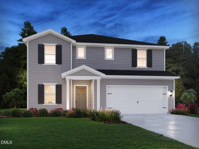 New construction Single-Family house 3520 Telluride Trl, Raleigh, NC 27616 plan Johnson - image