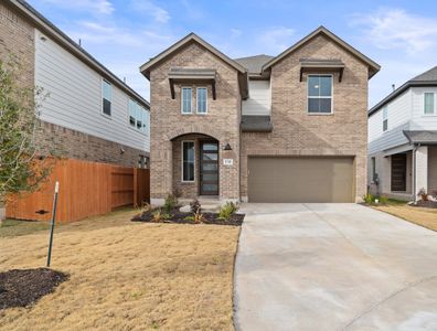 New construction Single-Family house 116 Table Top Bnd, Liberty Hill, TX 78642 Mariposa- photo 0