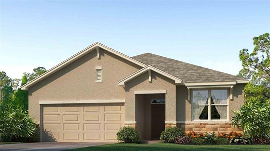 New construction Single-Family house 7074 Broad River Ave, Land O' Lakes, FL 34638 Aria- photo 0