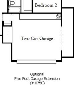 5' Garage extension