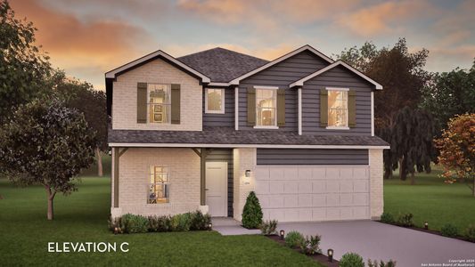 New construction Single-Family house 5202 Olene Flts, Von Ormy, TX 78073 Concho- photo 0