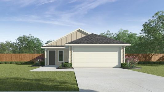 New construction Single-Family house 12303 Bulldogger Bnd, Mustang Ridge, TX 78610 - photo 0