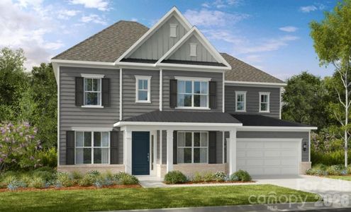 New construction Single-Family house 107 Clawton Lp, Mooresville, NC 28115 plan Essex II Signature - image