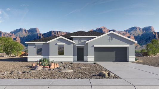 New construction Single-Family house 5686 E Azara Dr, San Tan Valley, AZ 85140 plan Irving - image