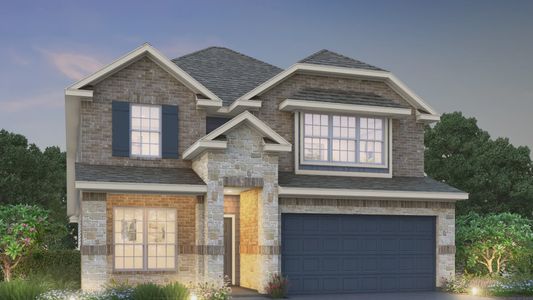 New construction Single-Family house 203 Lazy Ln, Montgomery, TX 77356 plan The Lazio - Buffalo Crossing - image
