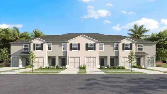 New construction Townhouse house 3777 Burmese Teak, Land O' Lakes, FL 34638 null- photo 1 1