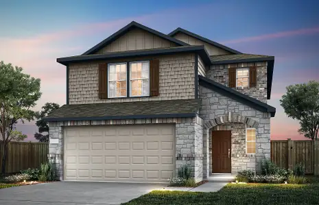 New construction Single-Family house 285 Bridge Deck Lp, Kyle, TX 78640 plan Coolidge - image