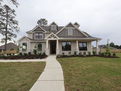 New construction Single-Family house 21011 Holm Oak Wy, Tomball, TX 77377 plan San Gabriel - Premier Collection - image