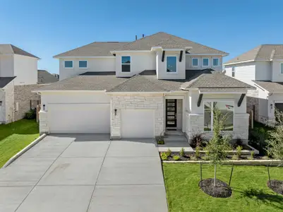 New construction Single-Family house 124 Irvine Pass, Santa Rita Ranch, TX 78628 plan Keeton - image