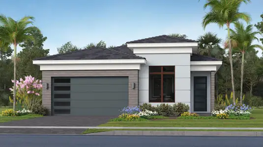 New construction Single-Family house 1031 Raleigh Wy, Wellington, FL 33414 plan Barcelona - image