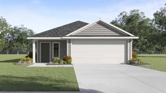 New construction Single-Family house 13202 Cerise Queen Wy, Mustang Ridge, TX 78610 plan The Caroline - image