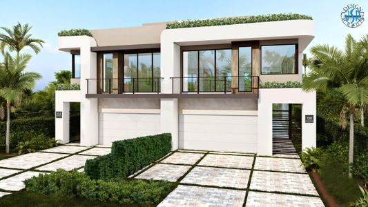 New construction Townhouse house 130 Ne Wavecrest Wy, Boca Raton, FL 33432 - image