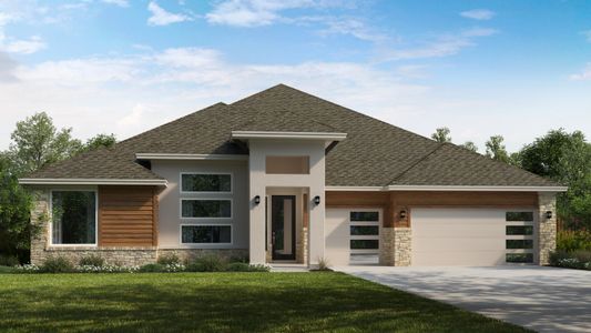 New construction Single-Family house 3325 Gnarly Root Pass, Georgetown, TX 78628 plan Duval - image