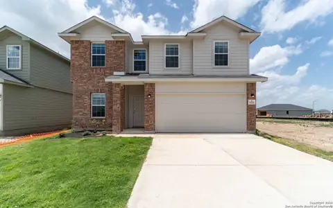 New construction Single-Family house 5222 Clarence Fld, Von Ormy, TX 78073 plan Trinity - image
