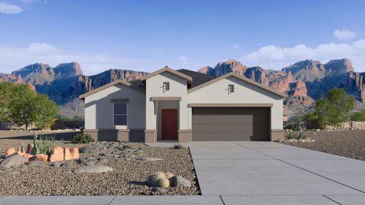 New construction Single-Family house 647 W Bunker Hill St, Florence, AZ 85132 plan Cali - image