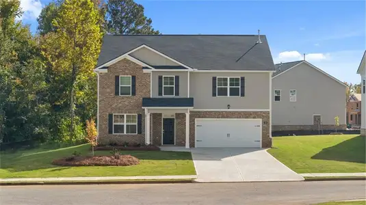 New construction Single-Family house 59 Weymouth Dr, Locust Grove, GA 30248 plan Halton - image