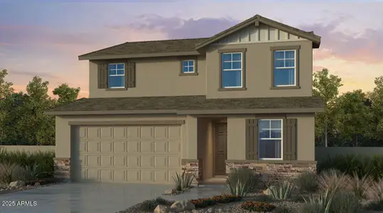 New construction Single-Family house 4161 E Fairy Duster Ln, San Tan Valley, AZ 85140 plan Sienna - image