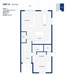New construction Duplex house 11281 NE 3rd Ave, Miami, FL 33161 plan Sofia A - image