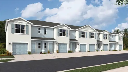 New construction Townhouse house 4009 Gold Dust Ln, Sarasota, FL 34243 plan Pearson - image