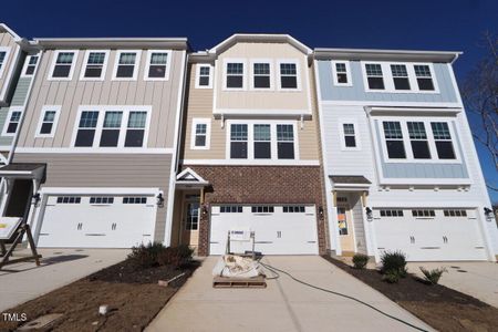 New construction Townhouse house 2360 Bay Minette Sta, Apex, NC 27502 Buckingham - Front Entry Townhomes- photo 0