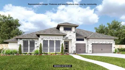 New construction Single-Family house 506 Clima Ct, Liberty Hill, TX 78642 plan 4411W - image