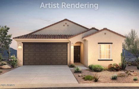 New construction Single-Family house 25446 W Romley Rd, Buckeye, AZ 85326 plan Lavender - image