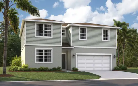 New construction Single-Family house 13000 Trovita Dr, Grand Island, FL 32735 plan The Linden - image