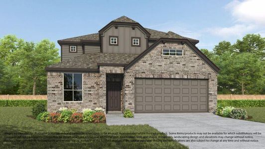 New construction Single-Family house 15111 Statice Trl, Houston, TX 77044 plan PLAN 254 - image