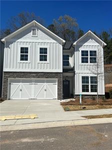 New construction Townhouse house 360 Lakeside Court, Canton, GA 30114 The Sidney- photo 0