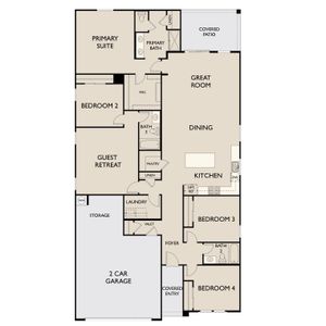 New construction Single-Family house 27203 N 161st Ave, Surprise, AZ 85387 plan Lavender - image 4