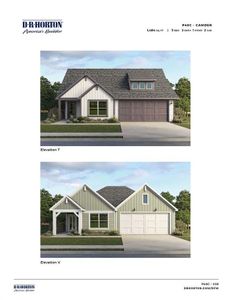 New construction Single-Family house 775 Orchid Wy, Pilot Point, TX 76258 plan Camber - image