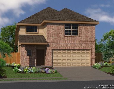 New construction Single-Family house 9318 Graze Land Drive, San Antonio, TX 78211 The Fulton- photo 0