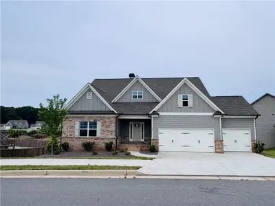 New construction Single-Family house 120 Cherokee Rose Ln, Hoschton, GA 30548 plan The Winston I - image