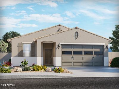 New construction Single-Family house 2026 S 242Nd Avenue, Buckeye, AZ 85326 Mason- photo 0