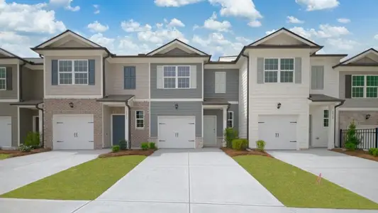 New construction Townhouse house 2023 Roseleigh Dr, Douglasville, GA 30134 plan Pearson II - image