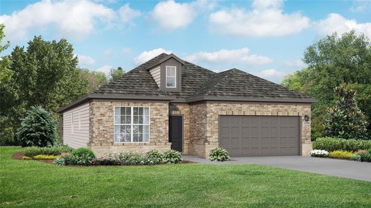 New construction Single-Family house 18710 Durango Plains Trl, Crosby, TX 77532 plan The Everett E - image