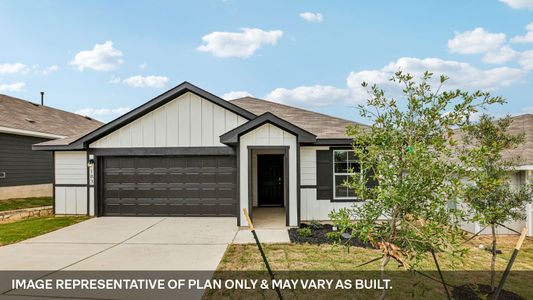 New construction Single-Family house 116 Caddo Bnd, Kyle, TX 78640 plan The Gaven - image