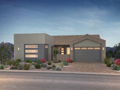 New construction Single-Family house 33424 N Chevelon Dr, Peoria, AZ 85383 plan Latigo Elevation D - image