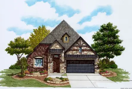 New construction Single-Family house 1625 Cullanne Park, Bulverde, TX 78163 plan 3218 - image