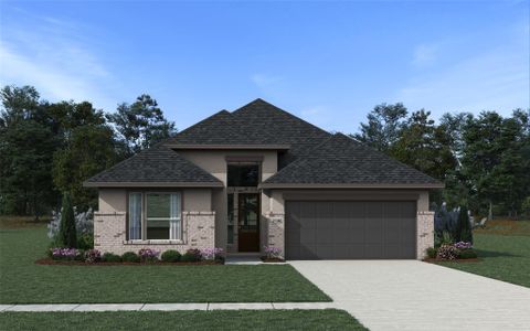New construction Single-Family house 1816 Willow Bean Dr, Georgetown, TX 78633 plan Brooks - image