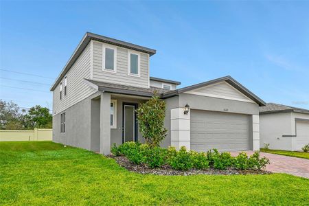 New construction Single-Family house 3669 Portsmouth Lane, Haines City, FL 33844 Yellowstone- photo 0