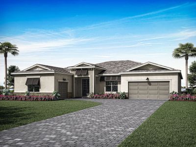 New construction Single-Family house 10807 SW Tradition Sq, Port St. Lucie, FL 34987 plan Opal - image