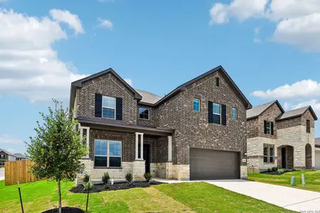 New construction Single-Family house 10504 Tiger Shark Ave, Boerne, TX 78006 plan The Cedar (4012) - image