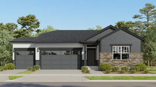 New construction Single-Family house 3489 Kingston Crest Trl, Elizabeth, CO 80107 plan Hartford - image