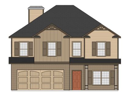 New construction Single-Family house 100 Jasmine Dr, Jackson, GA 30233 plan Magnolia - image
