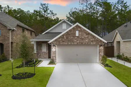 New construction Single-Family house 407 Aztec Cave Dr, New Caney, TX 77357 plan Muenster (1593-HV-30) - image